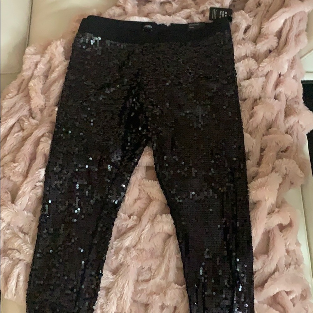High Rise Sequin Leggings